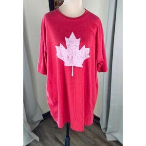 Red Canada Maple Leaf T-Shirt XXL
